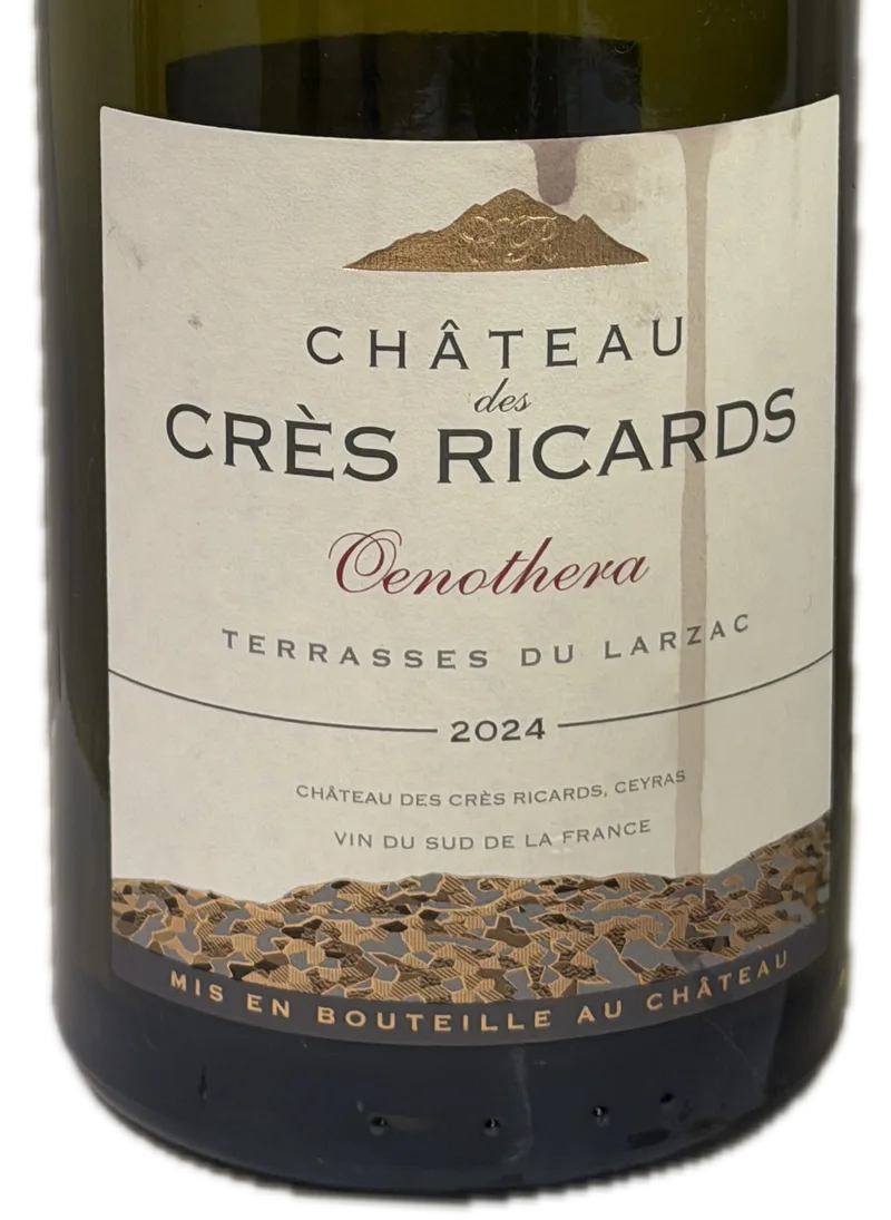 Château des Crès Ricards Oenothera 2024 — Front