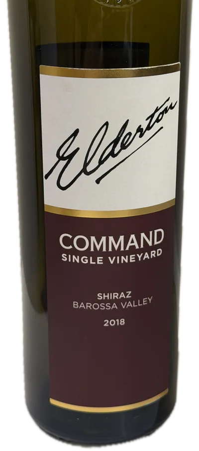 Elderton Command Single Vineyard Shiraz 2018