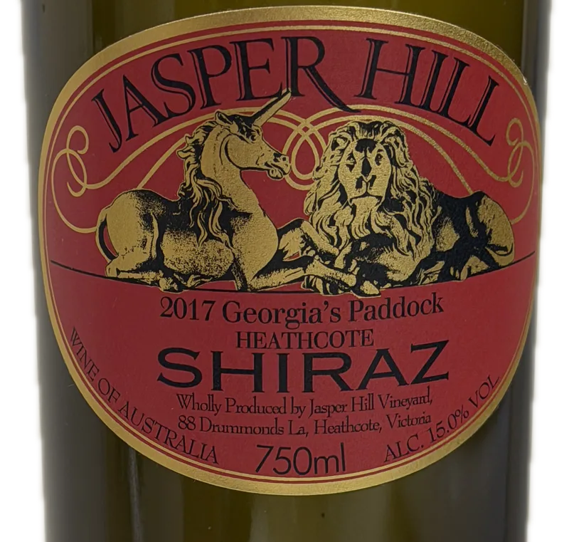Jasper Hill Georgia’s Paddock Shiraz 2017 — Front