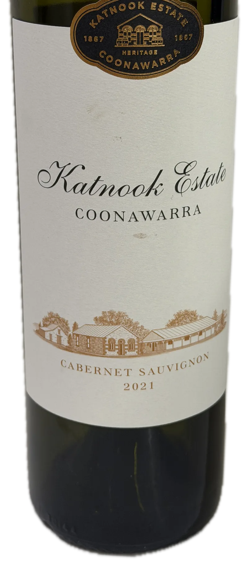 Katnook Estate Estate Cabernet Sauvignon 2021 — Front