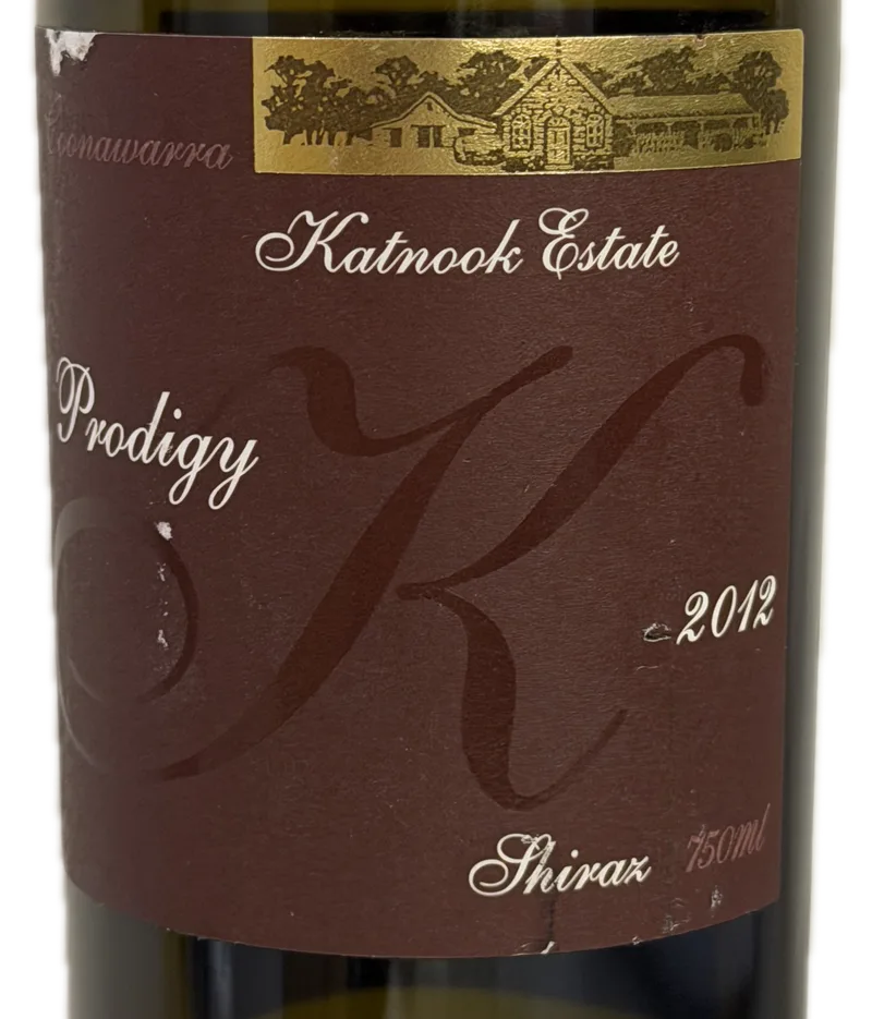 Katnook Estate Prodigy Shiraz 2012 — Front