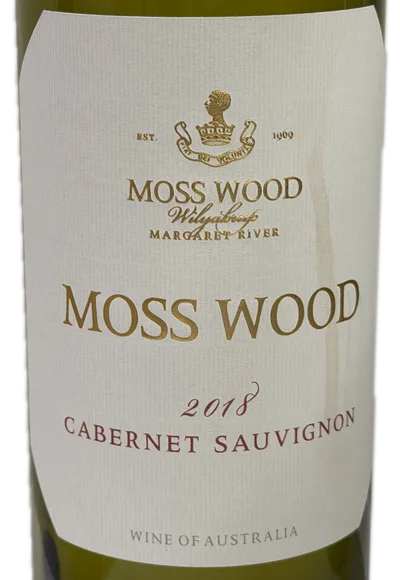 Moss Wood Wilyabrup Cabernet Sauvignon 2018