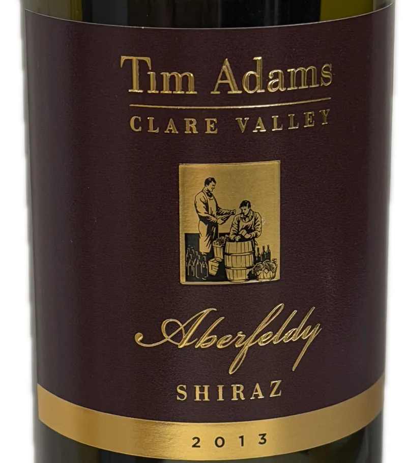 Tim Adams The Aberfeldy Shiraz 2013 — Front