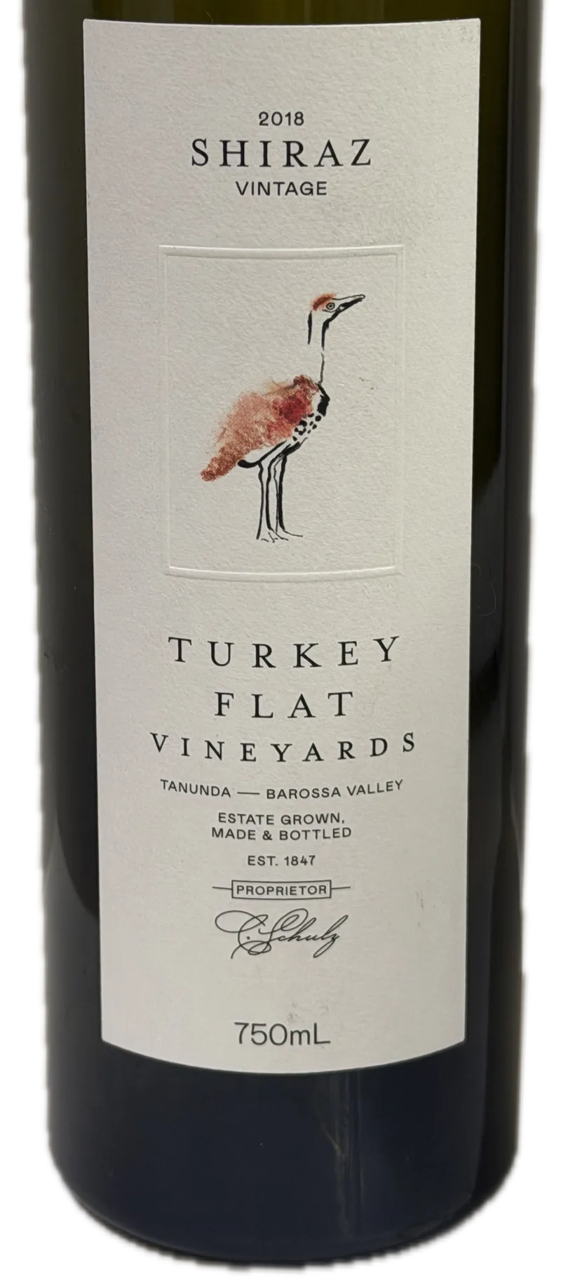 Turkey Flat Vineyards Shiraz 2018 — Front